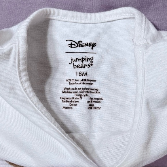 ❤️3 for $12 ❤️ Disney Jumping Beans shirt & Jessica Simpson Leggings 18 & 24M - Picture 7 of 10